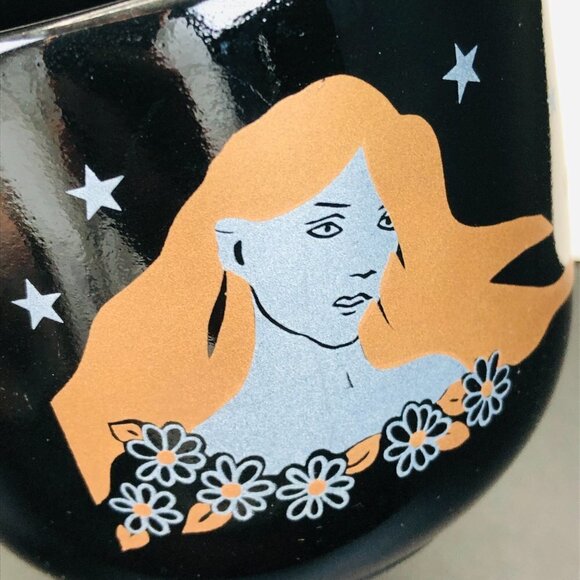 𝅺Retro French Zodiac Virgo Vierge Kilncraft England Stoneware Coffee Mug - Picture 8 of 10